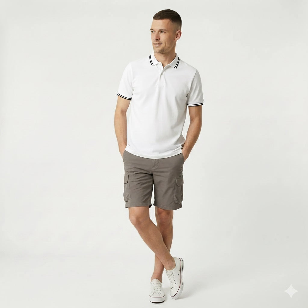 Men Choco Cargo Shorts