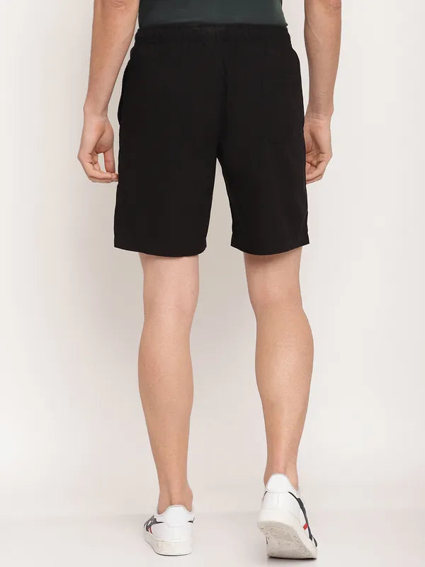 Octave Men Black Shorts