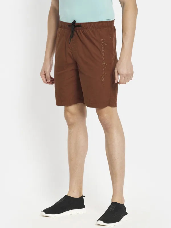 Men Rust Shorts