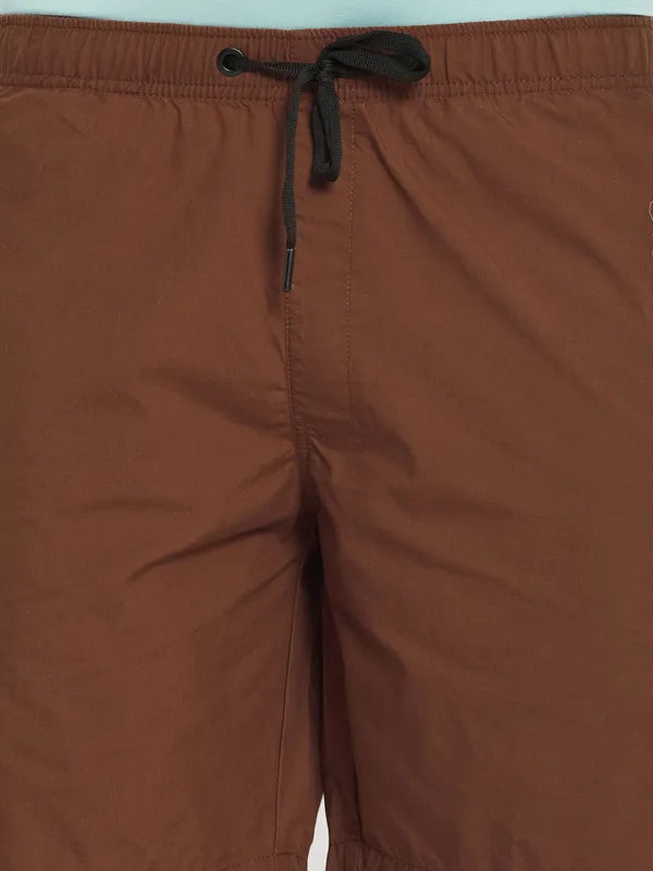 Men Rust Shorts