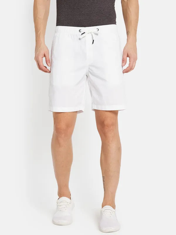 Men White Short