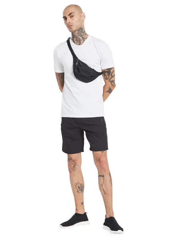 Octave Men Mid-Rise Cotton Shorts