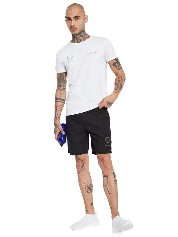 Octave Men Mid-Rise Cotton Sports Shorts