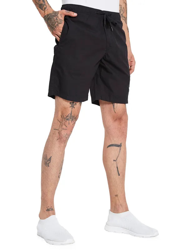 Octave Men Mid-Rise Cotton Sports Shorts