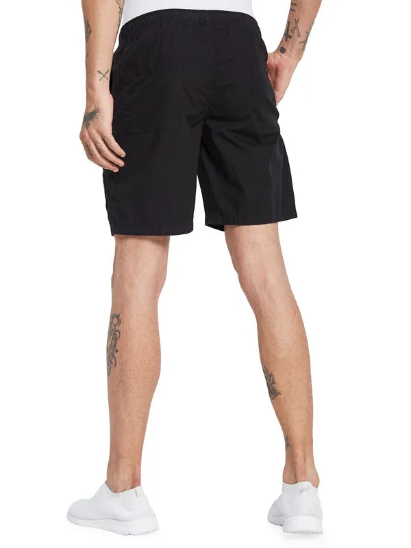 Octave Men Mid-Rise Cotton Sports Shorts