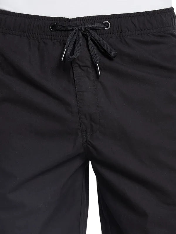 Octave Men Mid-Rise Cotton Sports Shorts