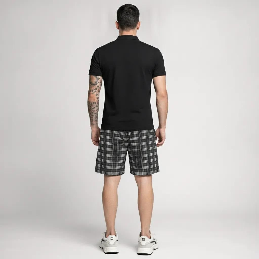 Men Striped Technology Shorts