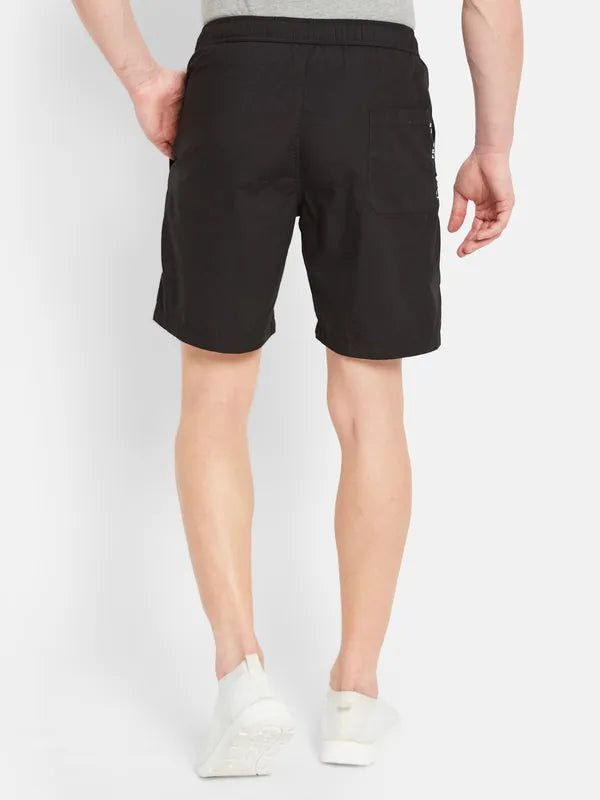 Octave Men Mid Rise Cotton Sports Shorts