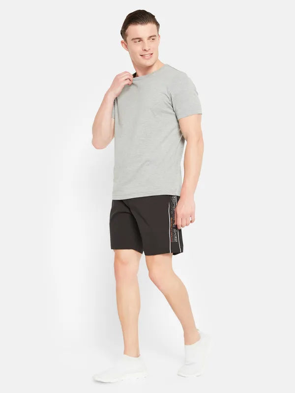 Octave Men Mid Rise Cotton Sports Shorts