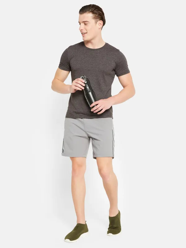 Octave Men Mid-Rise Regular Fit Cotton Sports Shorts