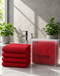 Premium Soft & Absorbent Brick Colour Face Towels