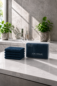 Premium Soft & Absorbent Teal Colour Face Towels