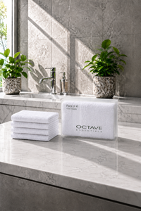 Premium Soft & Absorbent White Colour Face Towels