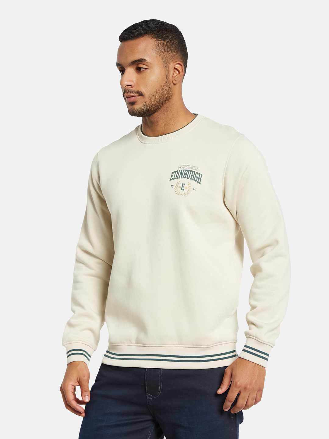 Octave Men Printed Sweatshirt