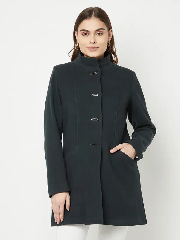 Women Mountain Green Coat