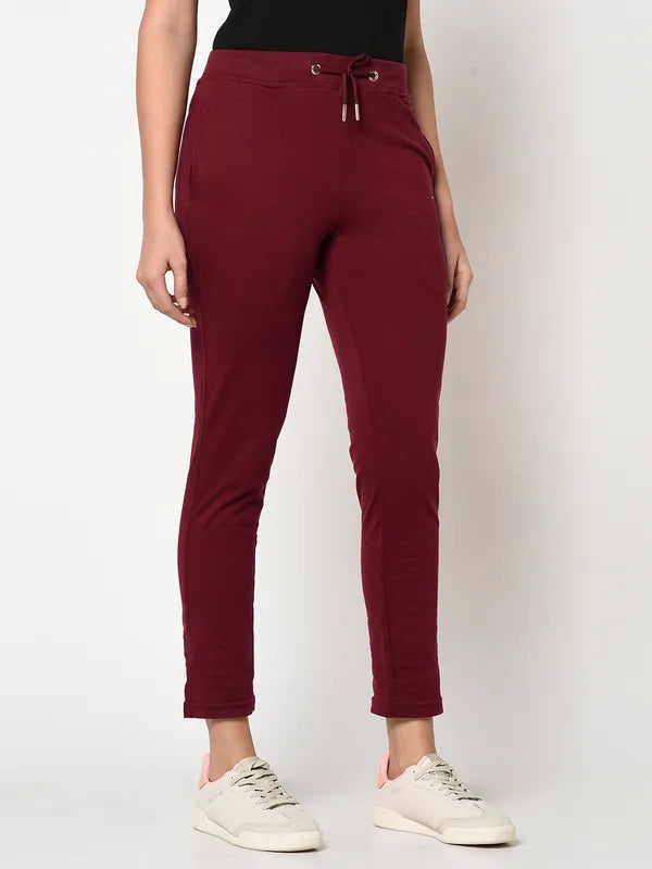 Women Wine Trackpants