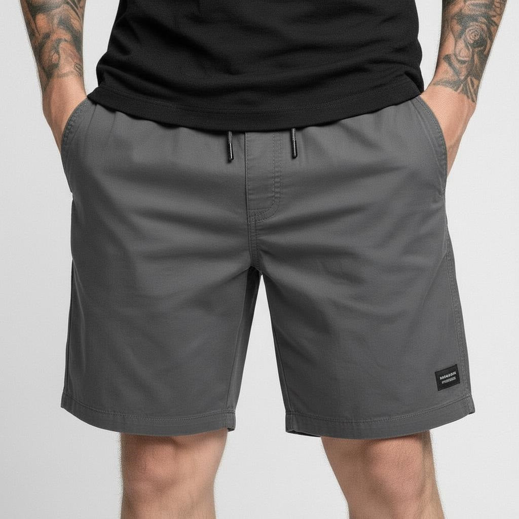 Men Gun Metal Shorts