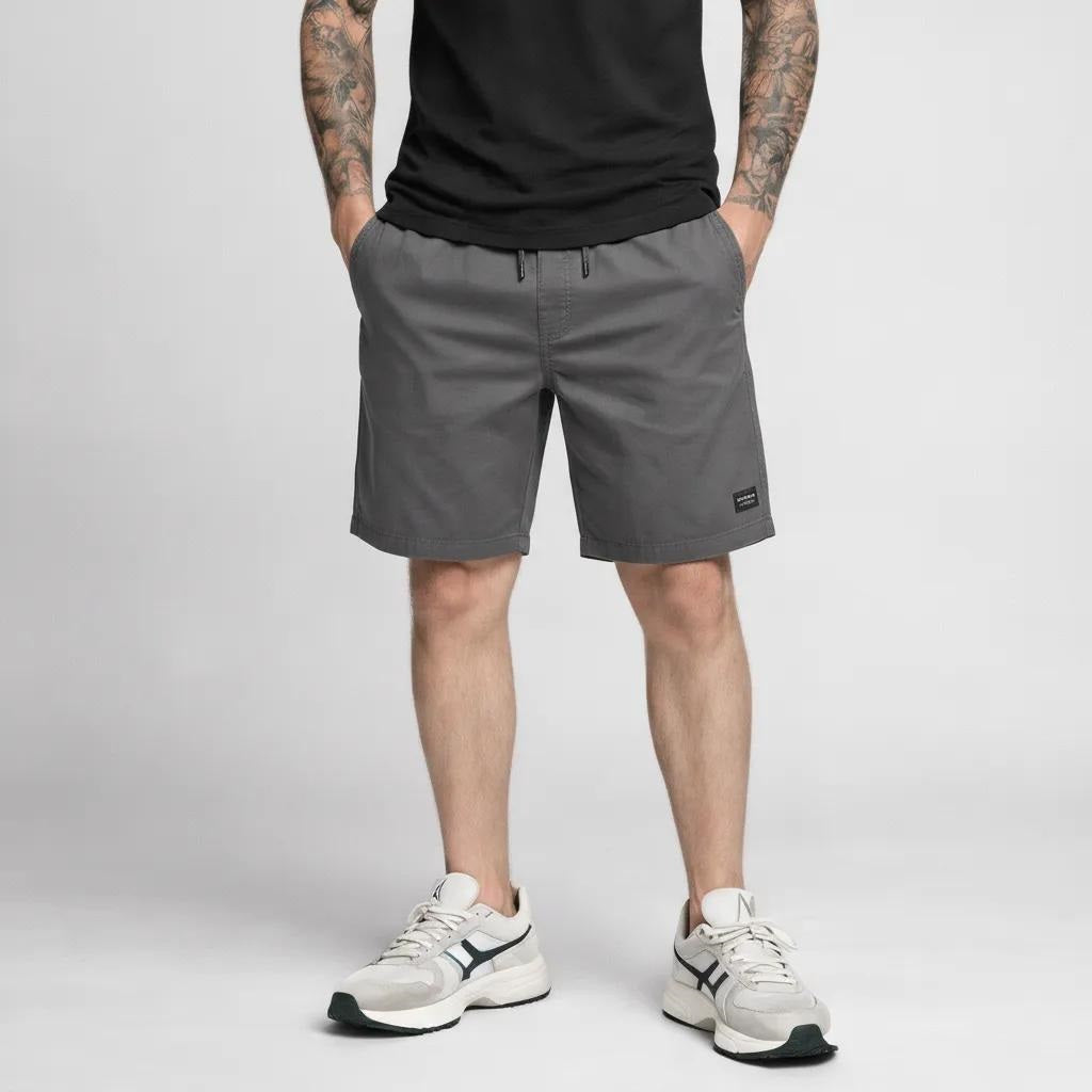 Men Gun Metal Shorts