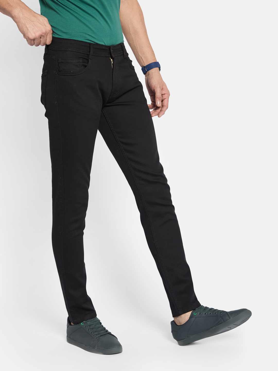 Octave Men Mid-Rise Light Fade Stretchable Jeans
