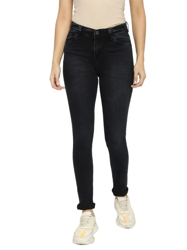 Mettle Women Blue Stretchable Jeans