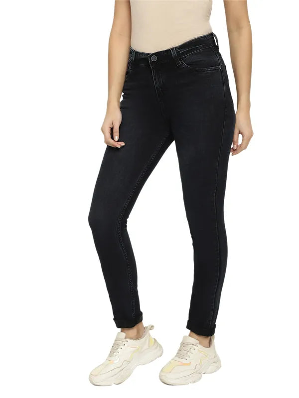 Mettle Women Blue Stretchable Jeans