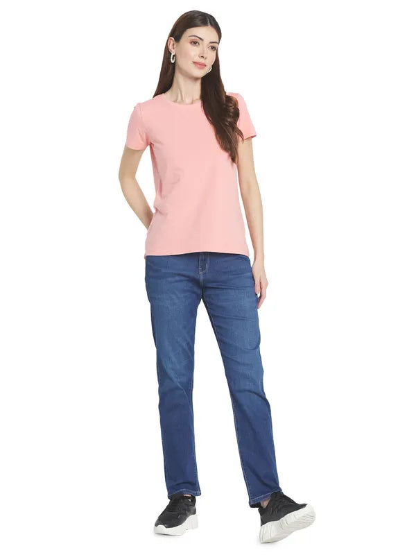 Mettle Women Blue Light Fade Stretchable Jeans