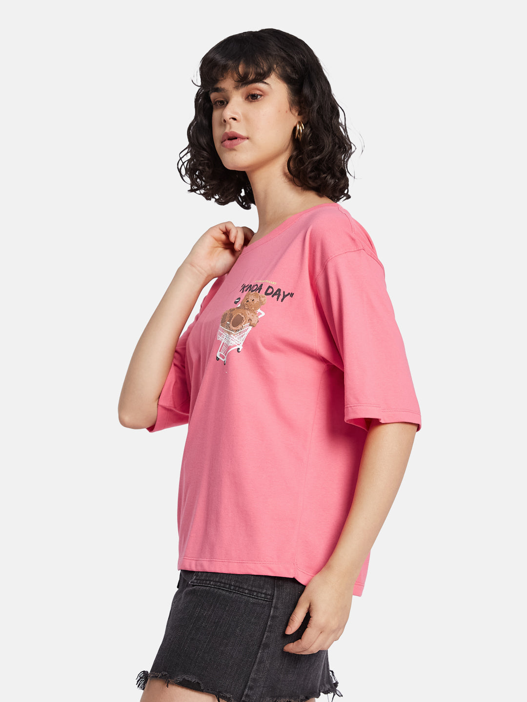 METTLE Women Printed T-shirt