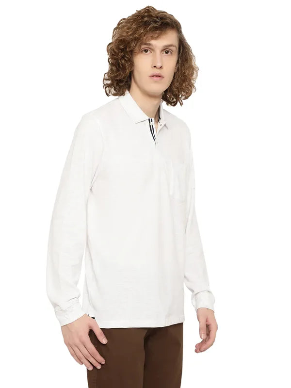 Mettle Polo Collar Cotton T-Shirt