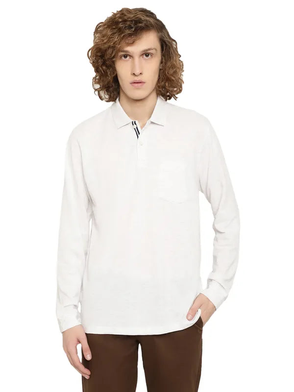 Mettle Polo Collar Cotton T-Shirt