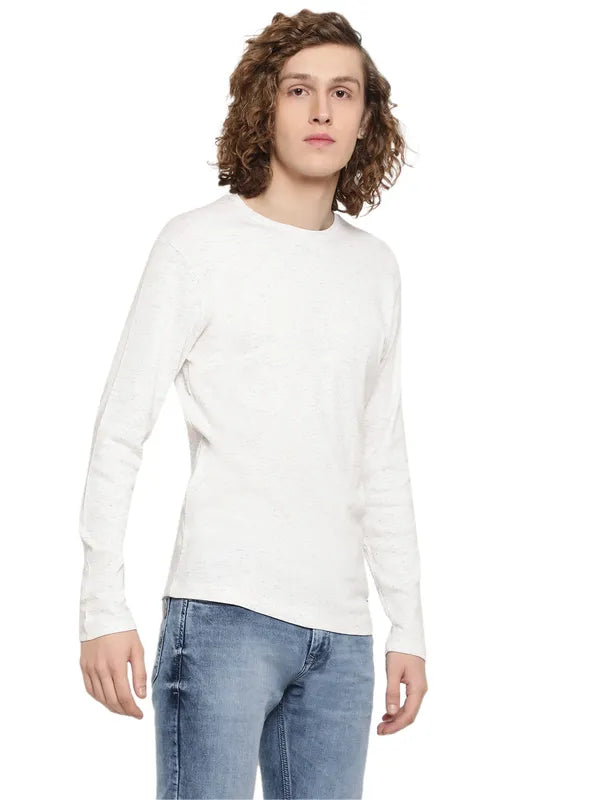 Mettle Men White Raw Edge T-Shirt