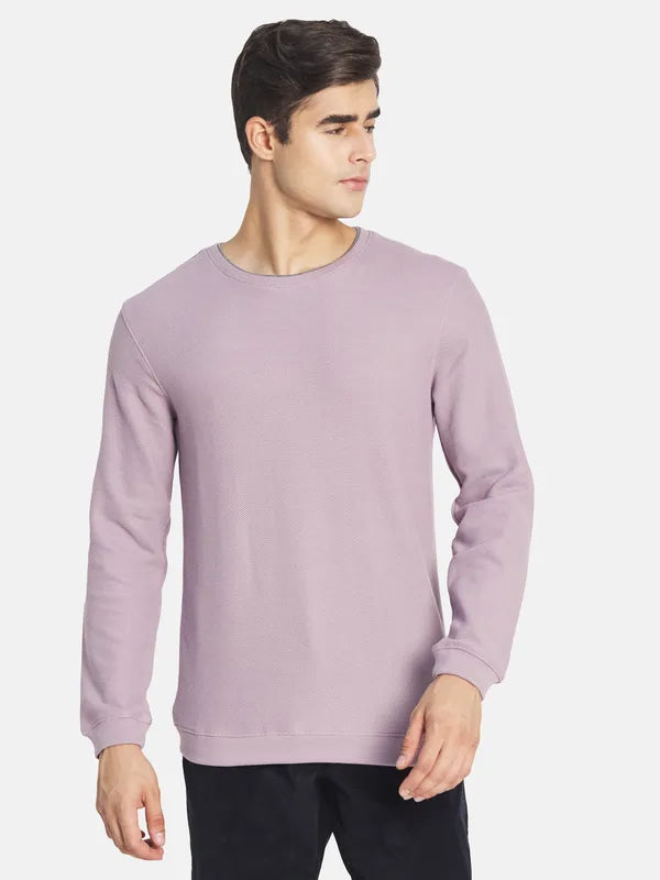 Mettle Men Purple Raw Edge T-Shirt