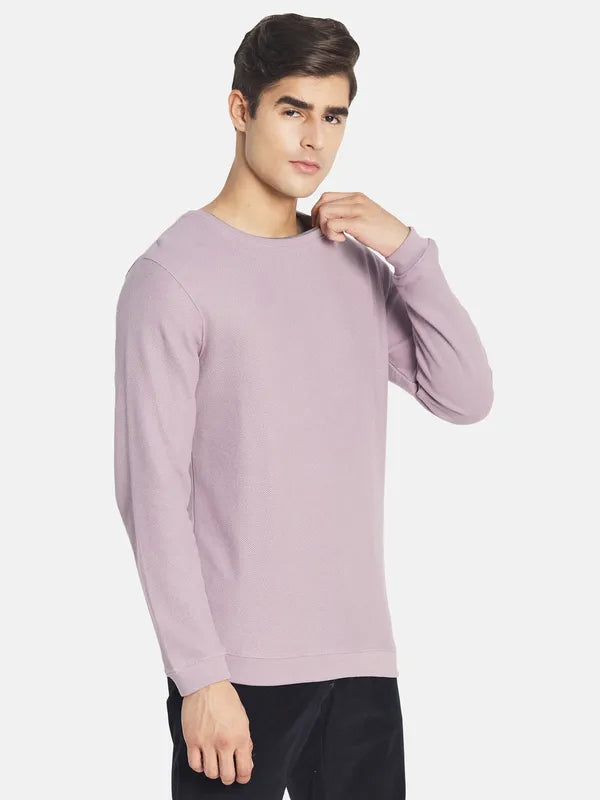 Mettle Men Purple Raw Edge T-Shirt