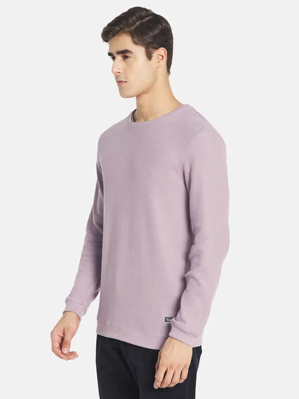 Mettle Men Purple Raw Edge T-Shirt