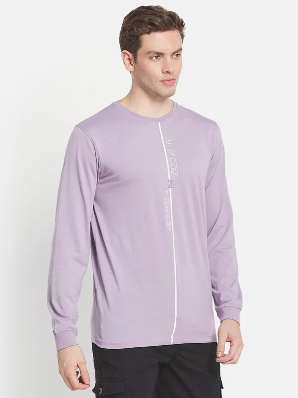 Men Purple T-Shirt