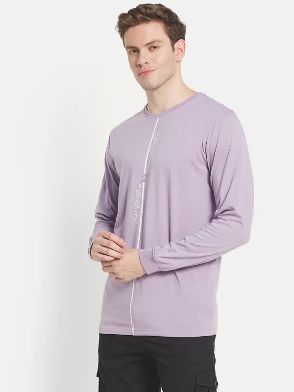 Men Purple T-Shirt