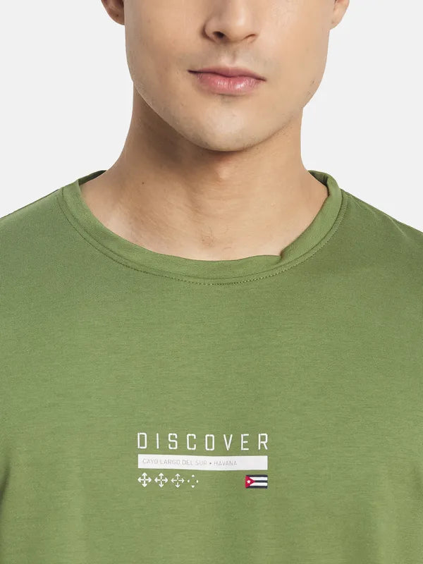 Mettle Men Olive Green T-Shirt