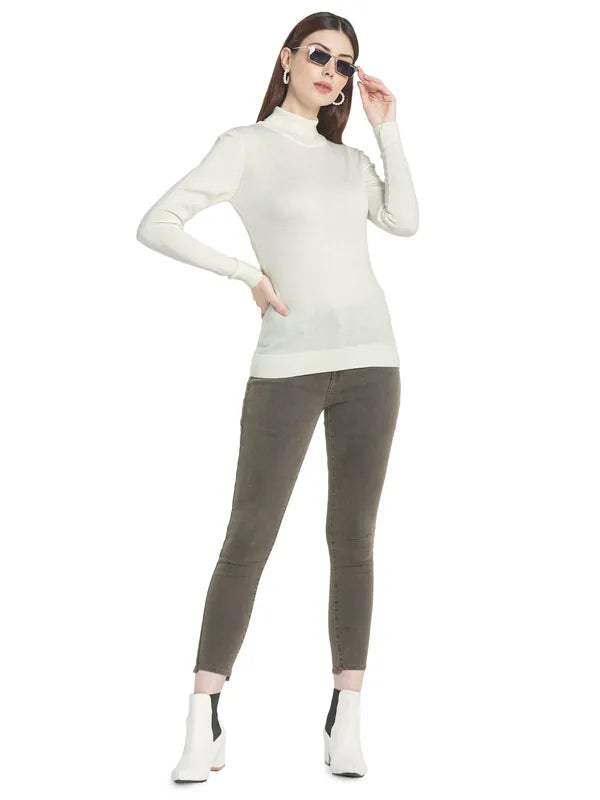 Mettle Women White Pullover