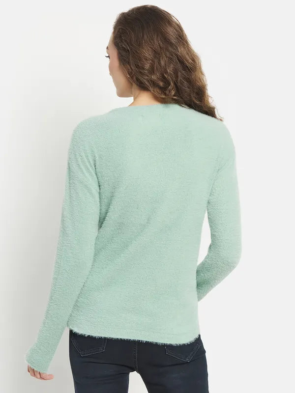 Women Checked Pullover