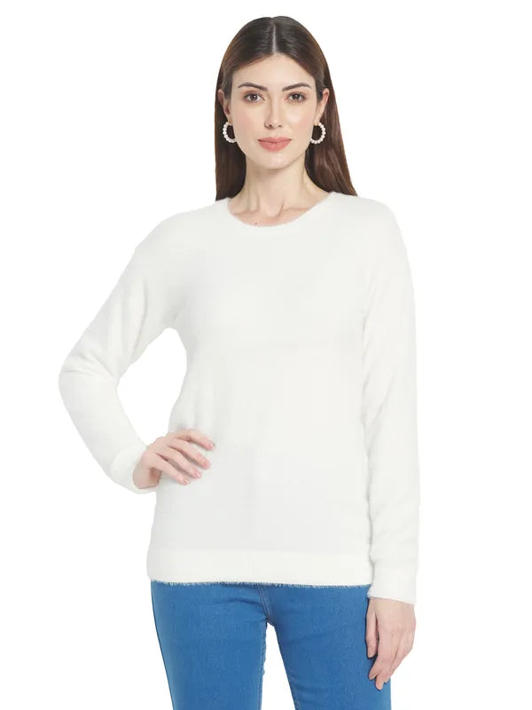 Mettle Women White Pullover