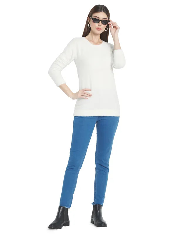 Mettle Women White Pullover