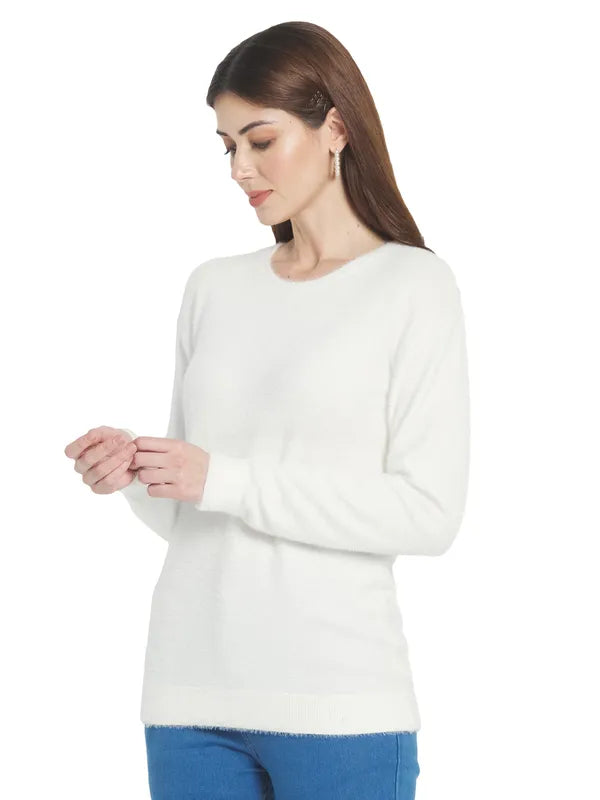 Mettle Women White Pullover