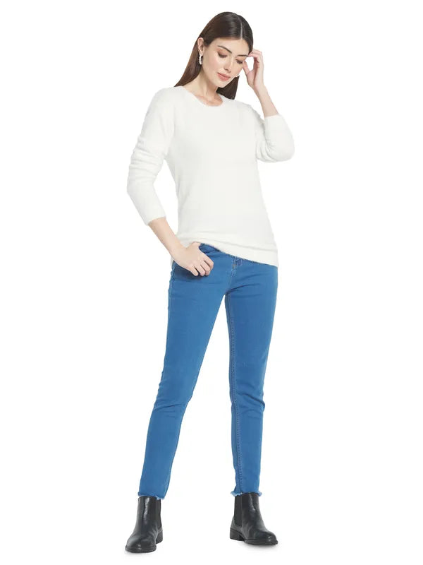 Mettle Women White Pullover