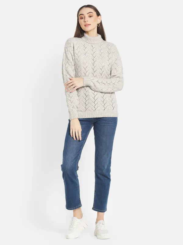 Mettle Women Grey Pullover