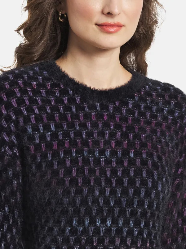 Women Printed Round Neck Pullover