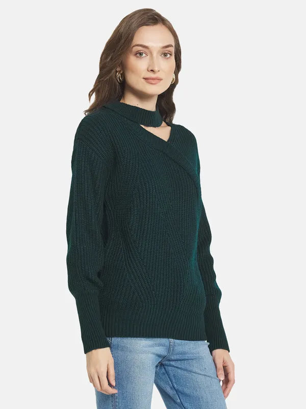 Women Solid Pullover