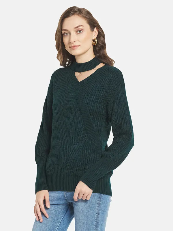 Women Solid Pullover