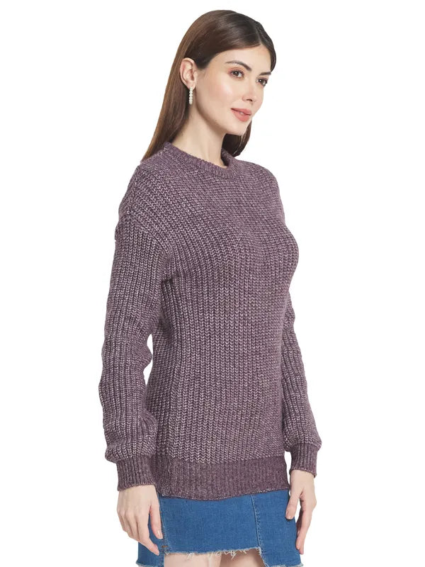 Mettle Women Maroon Pullover