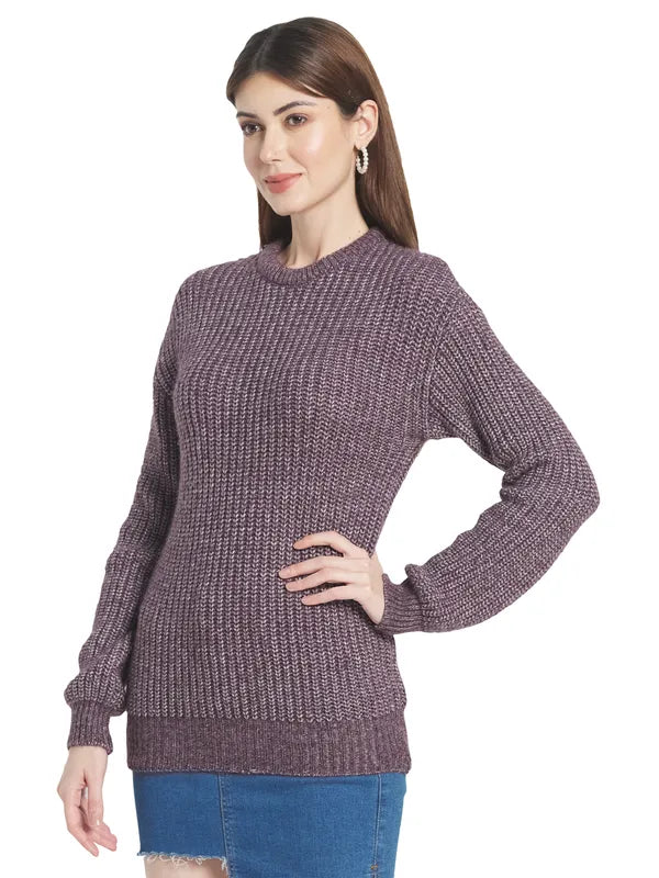 Mettle Women Maroon Pullover