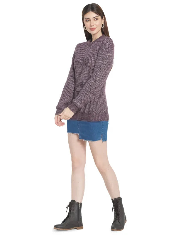 Mettle Women Maroon Pullover