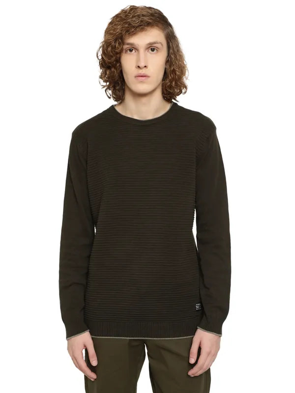 Mettle Men Olive Green Pullover